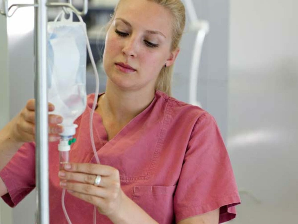 intravenous infusion procedure