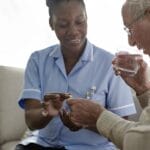 home nurse offering medication management in Santa Monica