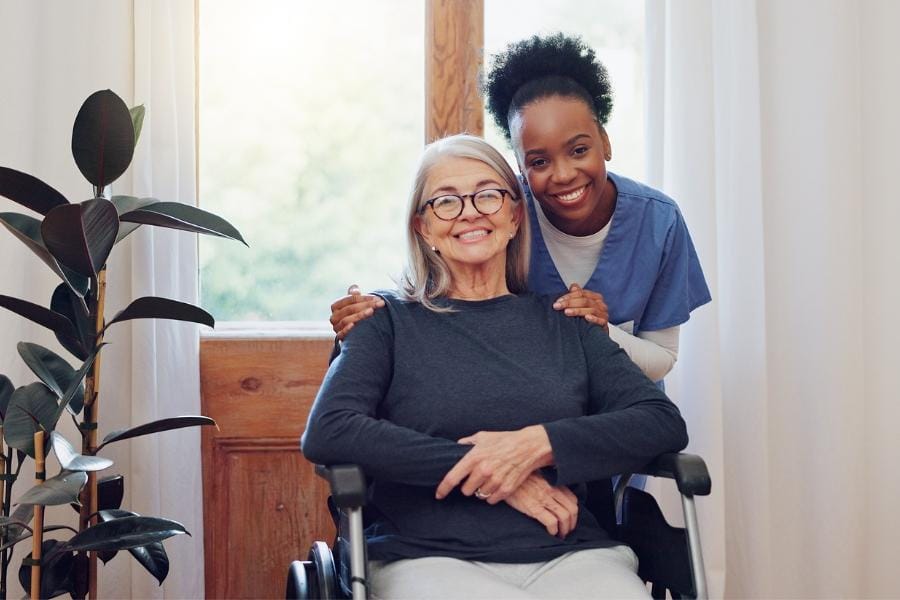 post op nurse and patient in cupertino california