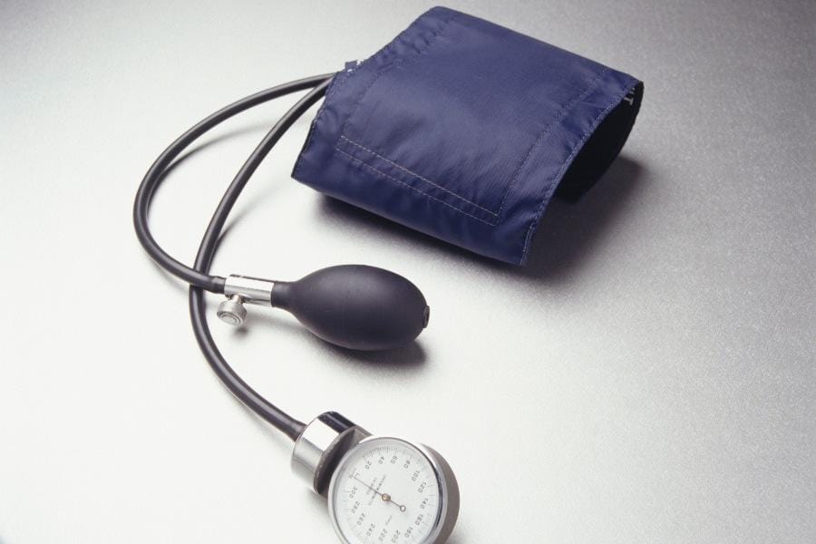 A nurse's bloodpressure cuff